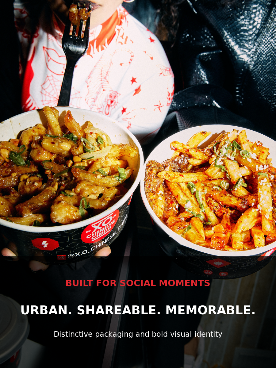 XO Chinese Chips street food dishes